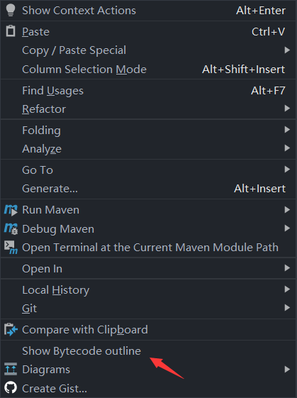 Show-Bytecode-outline